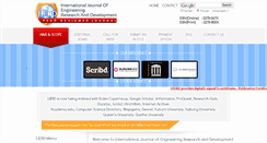Desktop Screenshot of ijerd.com